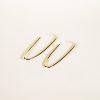 Jewelry SarahBijoux | Oval Gold Vermeil Hoops