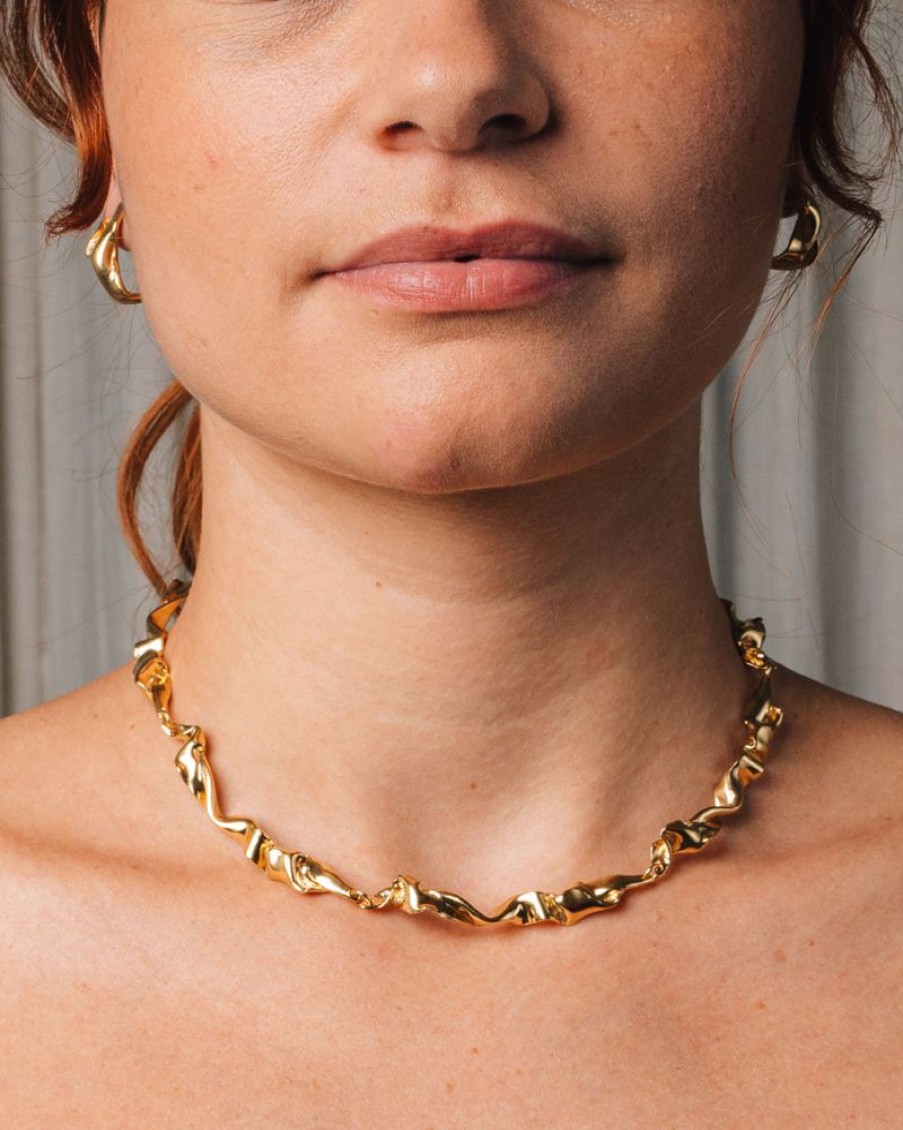 Jewelry SarahBijoux | Draped Gold Vermeil Necklace