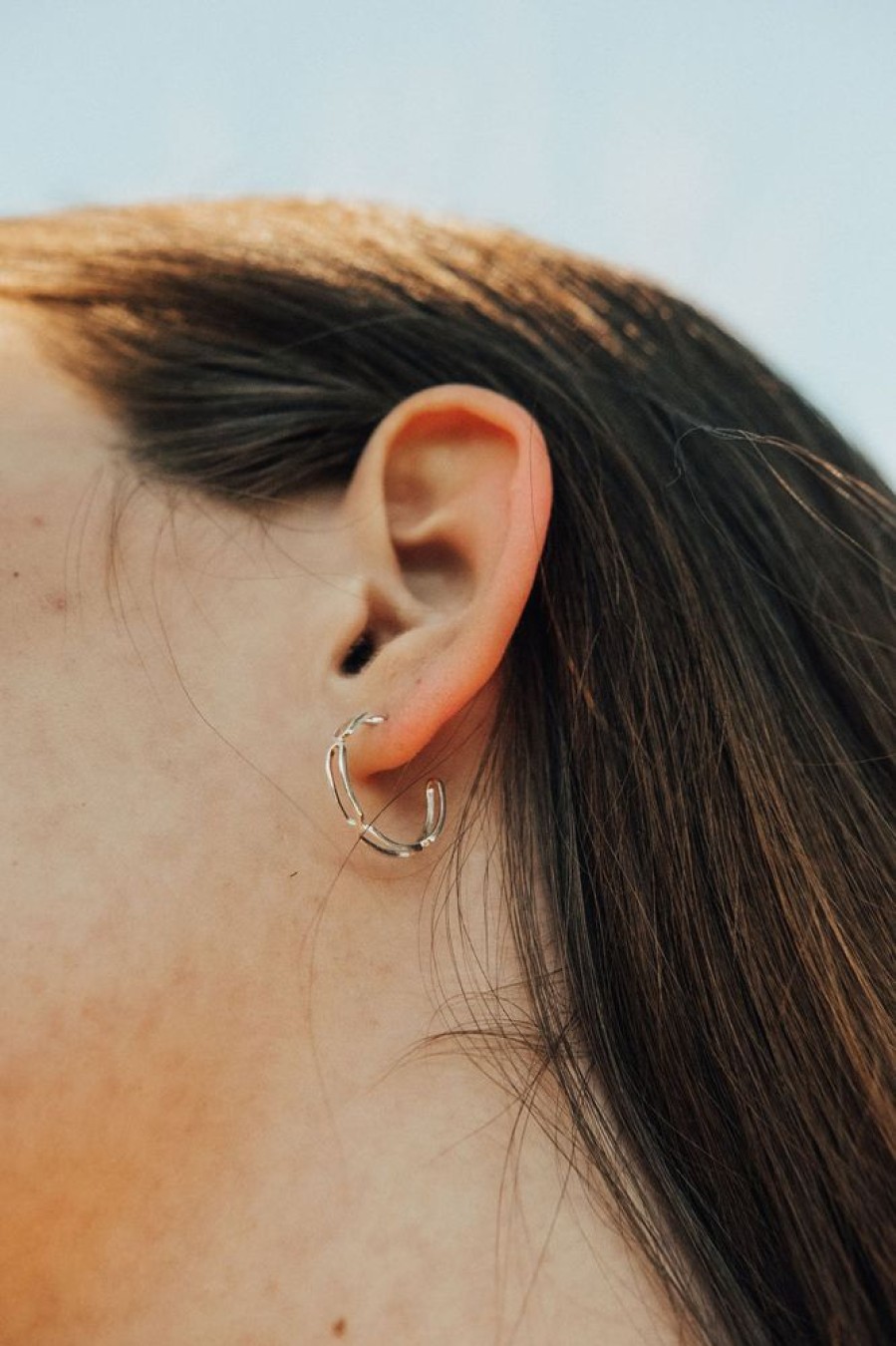 Jewelry SarahBijoux | Small Paper Clip Hoops