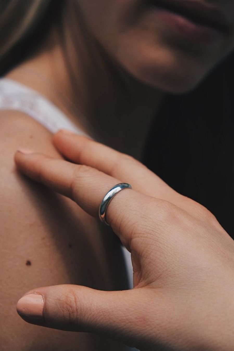 Jewelry SarahBijoux | Large Half Round Gold Ring