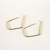 Jewelry SarahBijoux | Diamond Gold Vermeil Hoops