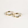 Jewelry SarahBijoux | Medium Triplet Gold Vermeil Hoops