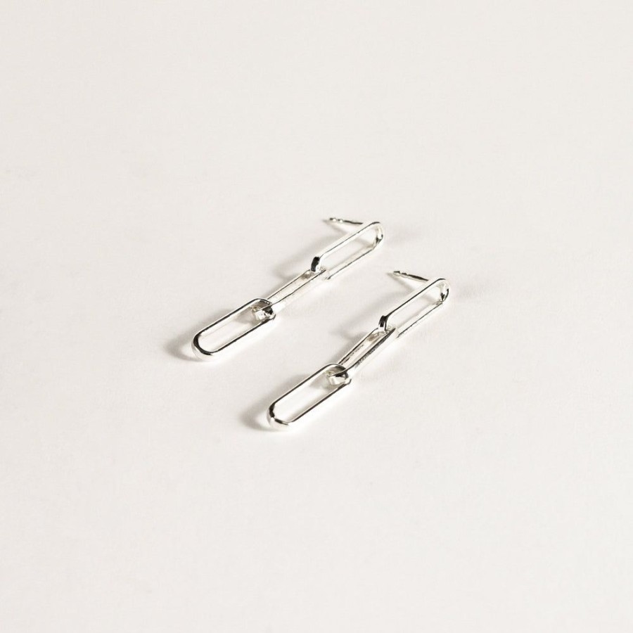 Jewelry SarahBijoux | Paper Clip Chain Earrings