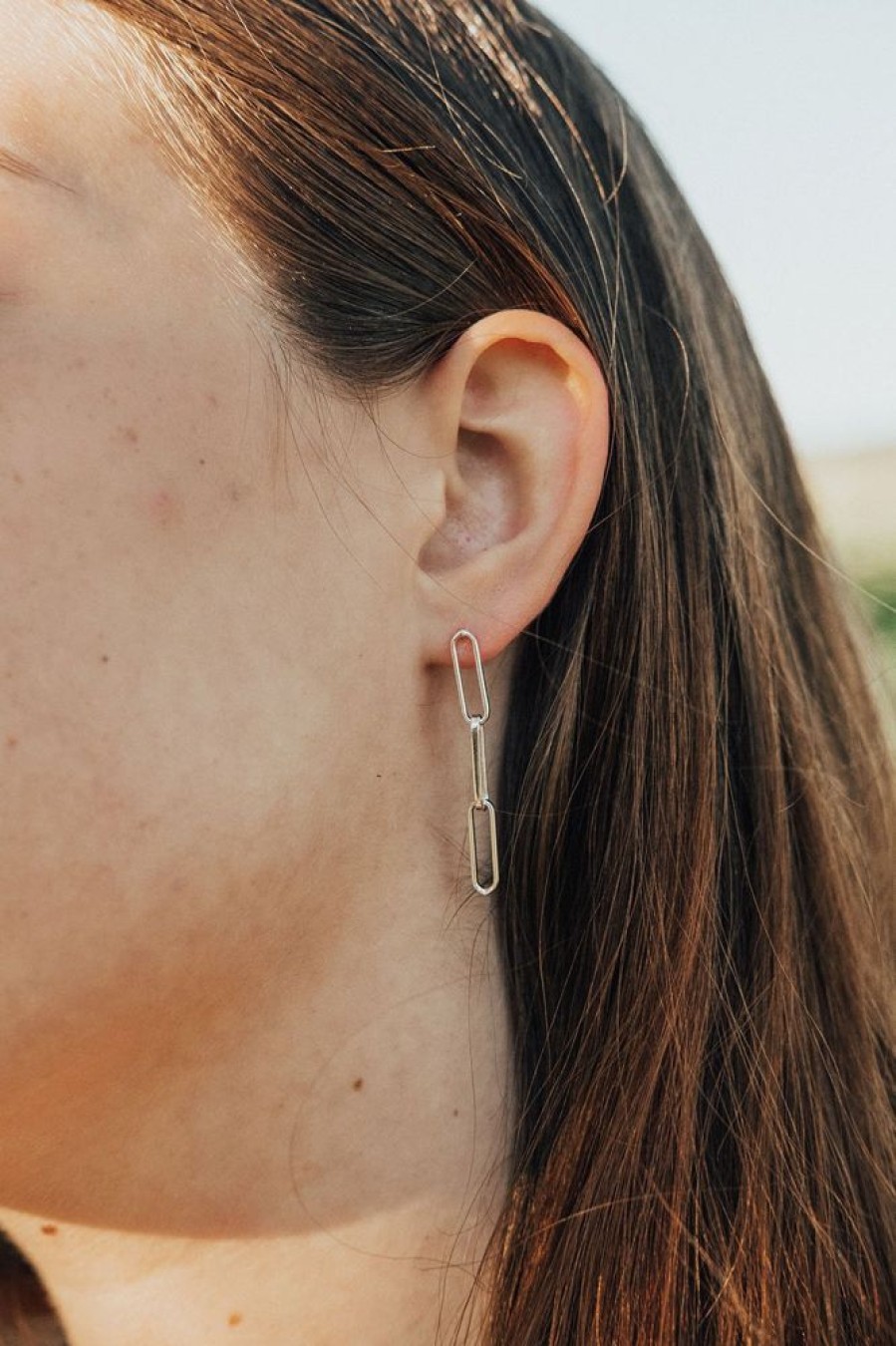 Jewelry SarahBijoux | Paper Clip Chain Earrings