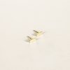 Jewelry SarahBijoux | Stripe Gold Vermeil Studs