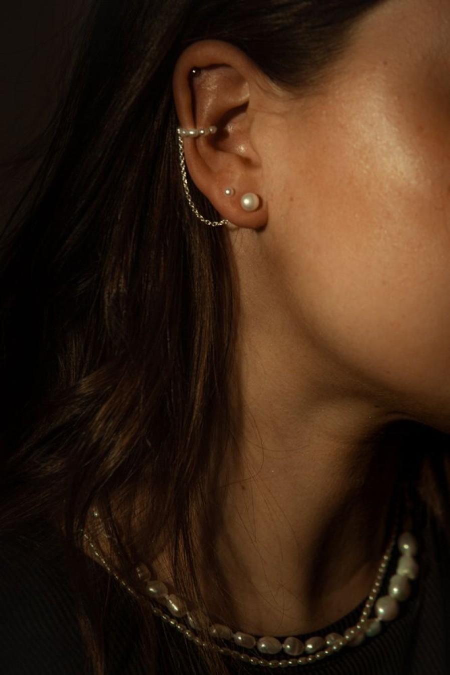 Jewelry SarahBijoux | Ear Cuff With Chain