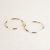 Jewelry SarahBijoux | Large Cape Gold Vermeil Hoops