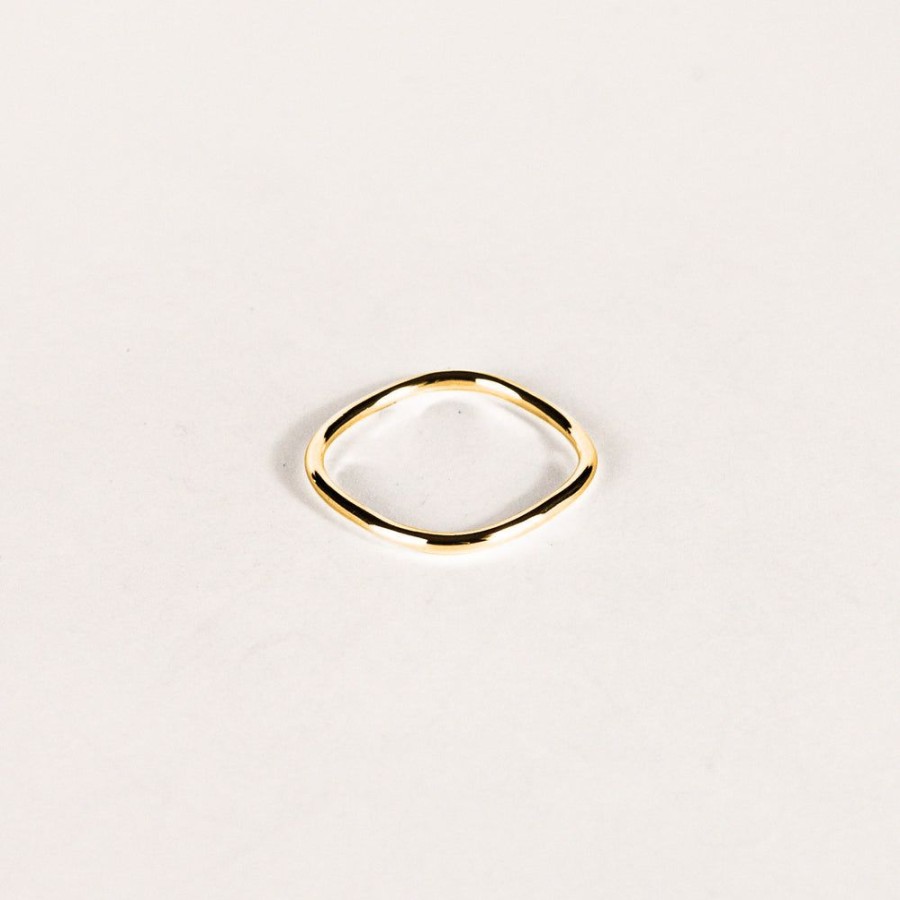 Jewelry SarahBijoux | Wire Square Gold Ring