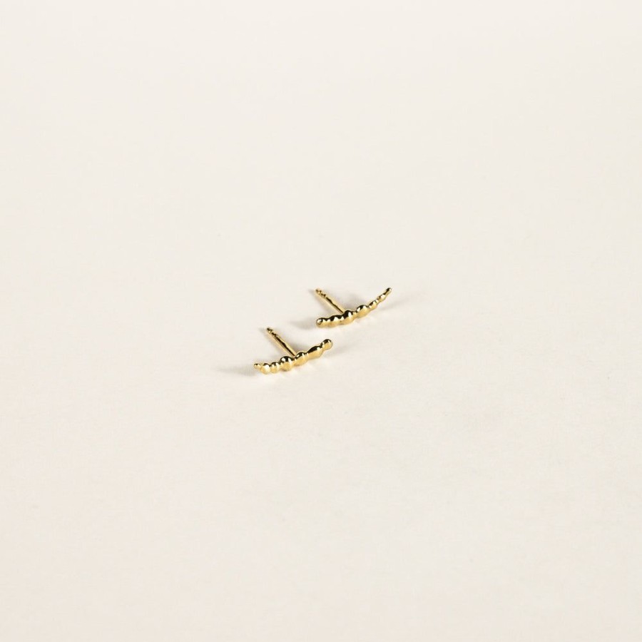 Jewelry SarahBijoux | Nema Gold Vermeil Studs