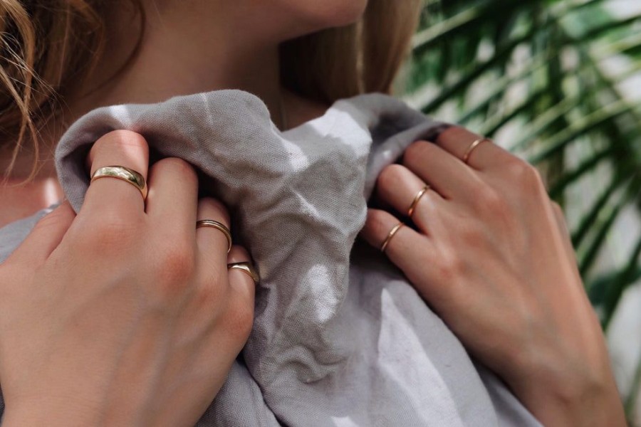 Jewelry SarahBijoux | Geometric Gold Ring