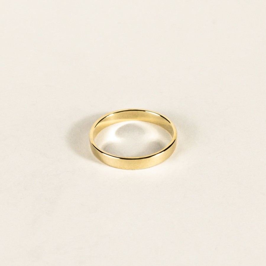 Jewelry SarahBijoux | Small Flat Gold Ring